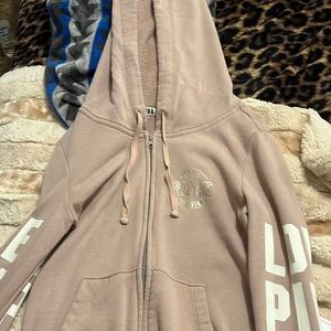 Pink vs zip up hoodie